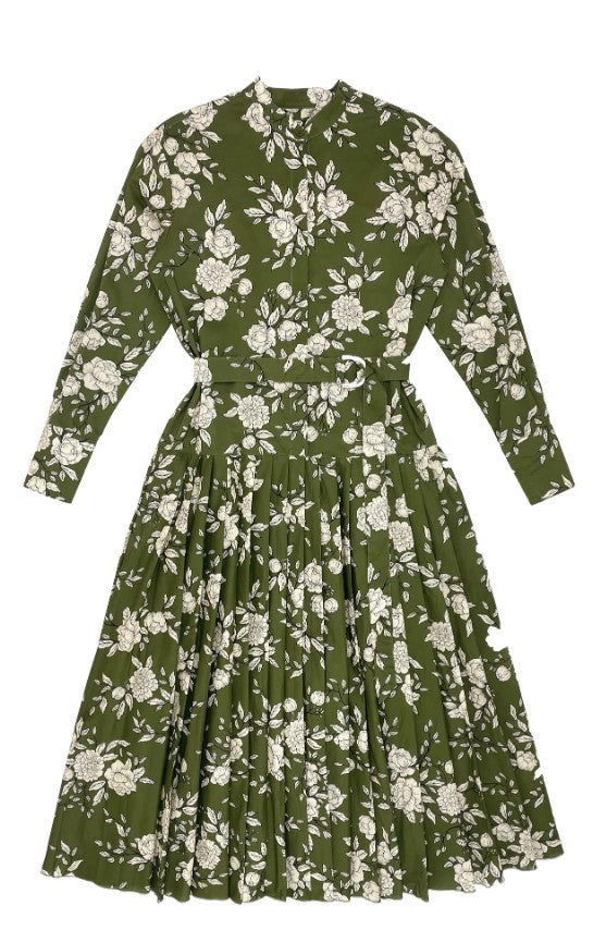 UNAYA VALENTINA PLEATED DRESS