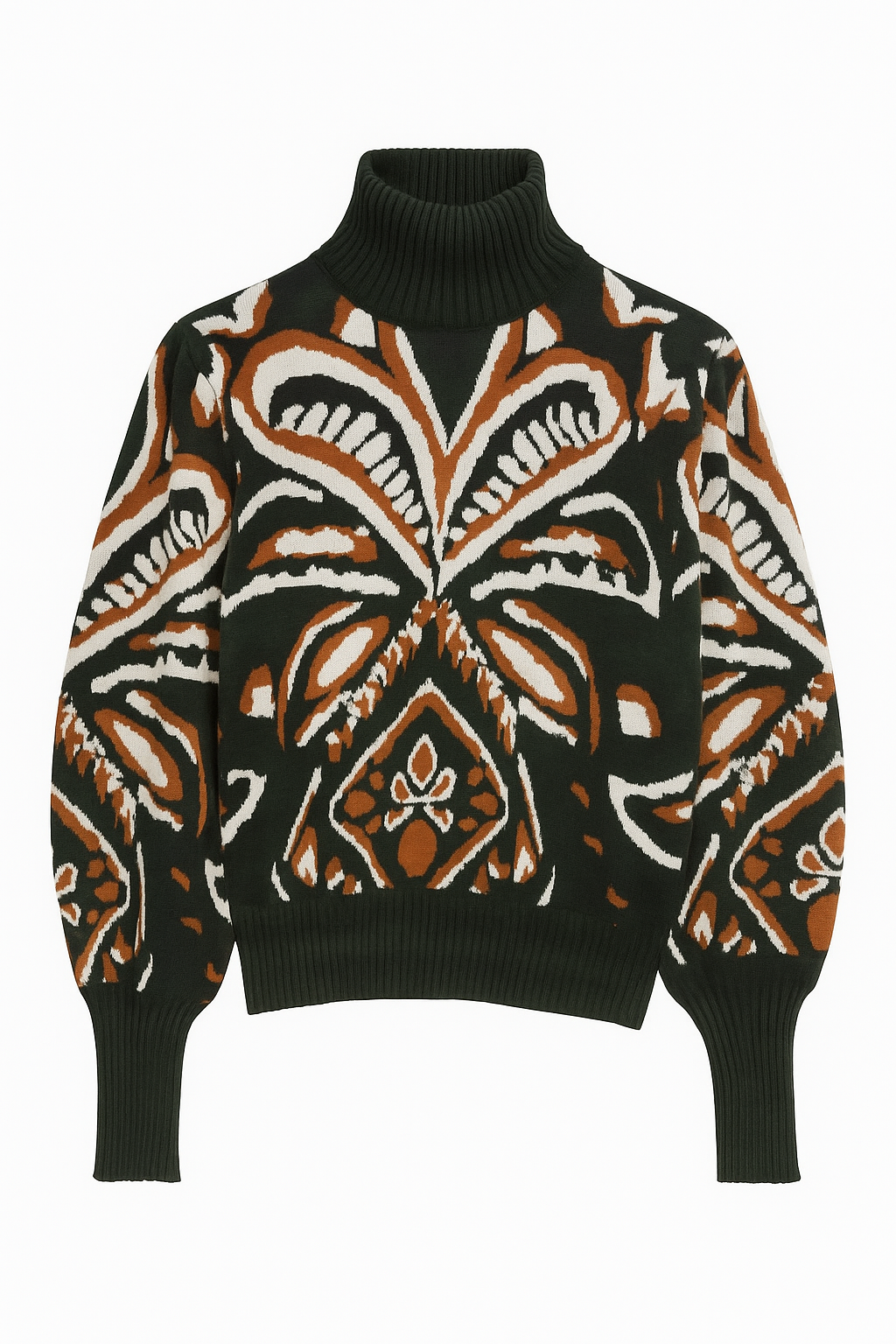 SLATE HIGH NECK SOFT SWEATER