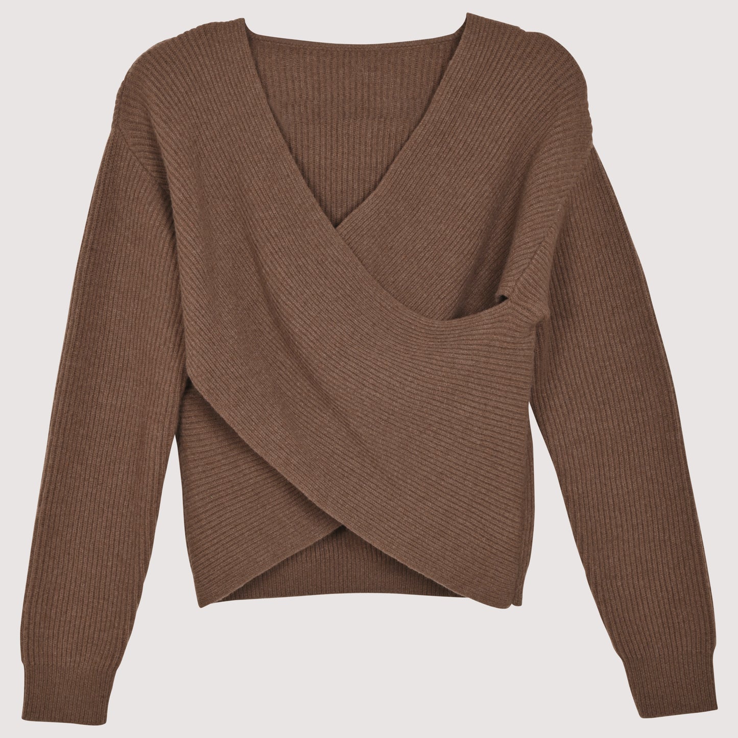 STORY CROSS FRONT KNIT SWEATER