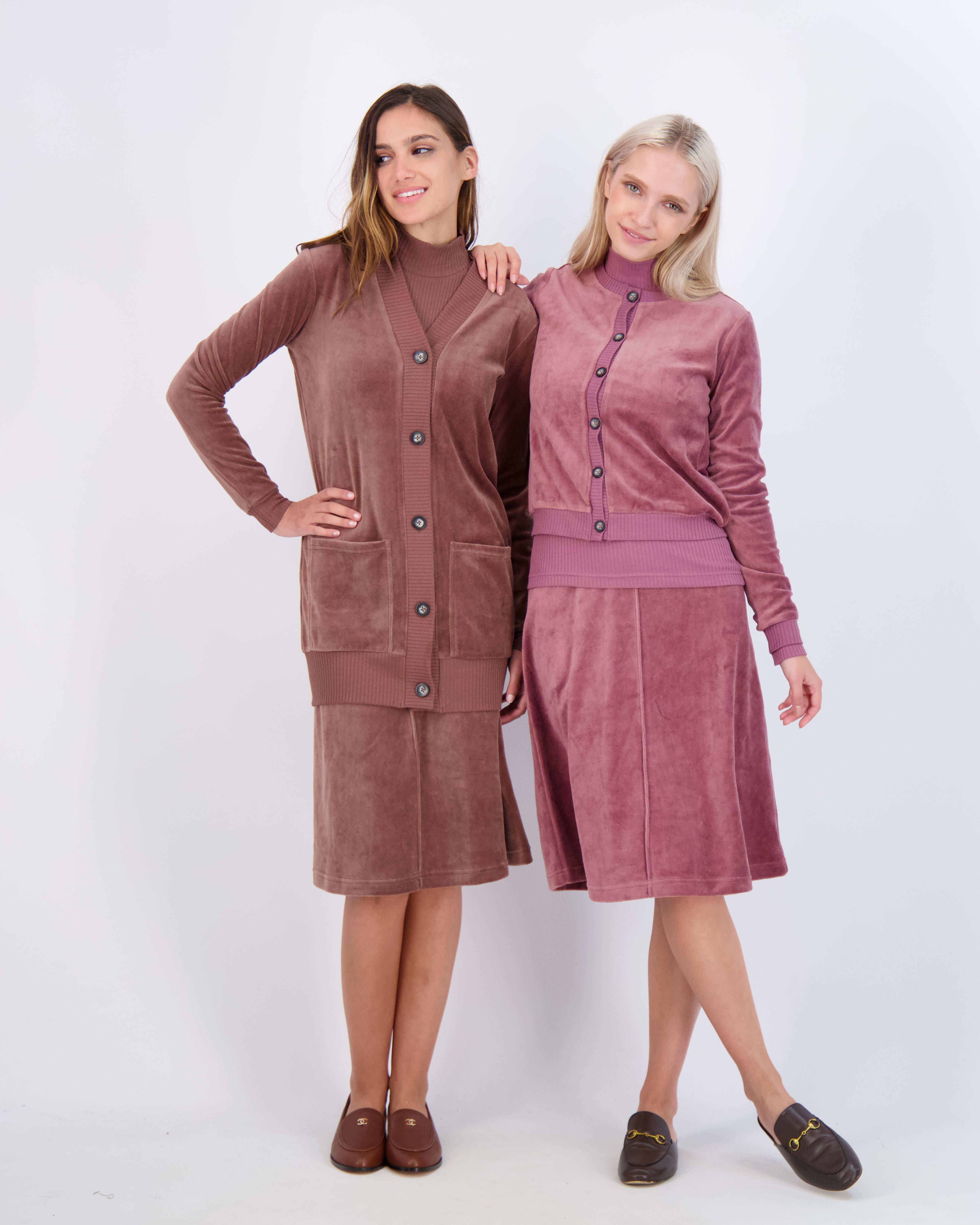 2 SQUARES VELOUR SET