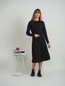 MILAN ITALY CROPPED DOUBLE BREASTED WRAP SWEATER