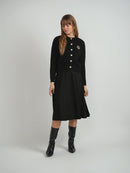 MILAN ITALY EMBLEM KNIT CARDIGAN