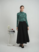 MIUMAX KNIT MIDI MOCK ALINE JUMPER