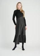 METALLIC VINTAGE VELVET CUTTOUT DRESS