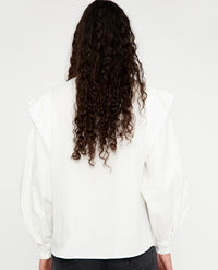 WILD PONY POPLIN SHIRT W SHOULDER DETAIL