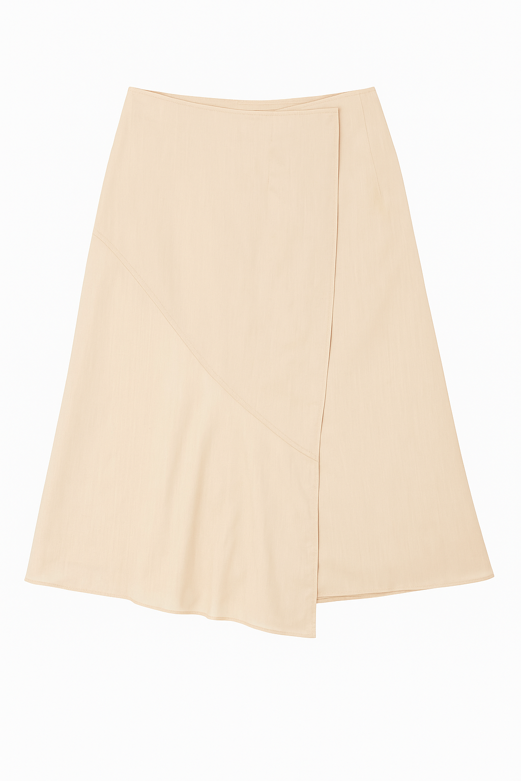 ARGYLE WRAP MIDI SKIRT