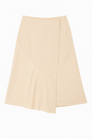 ARGYLE WRAP MIDI SKIRT