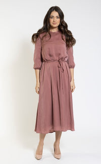 WEEKEND BASIC BACK-PULLSTRING DRESS