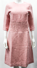 WRONG SIDE OF RIGHT CREPE WAISTBANDED DRESS