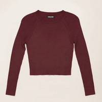 WEEKEND POLISH KNIT MOCK NECK TOP