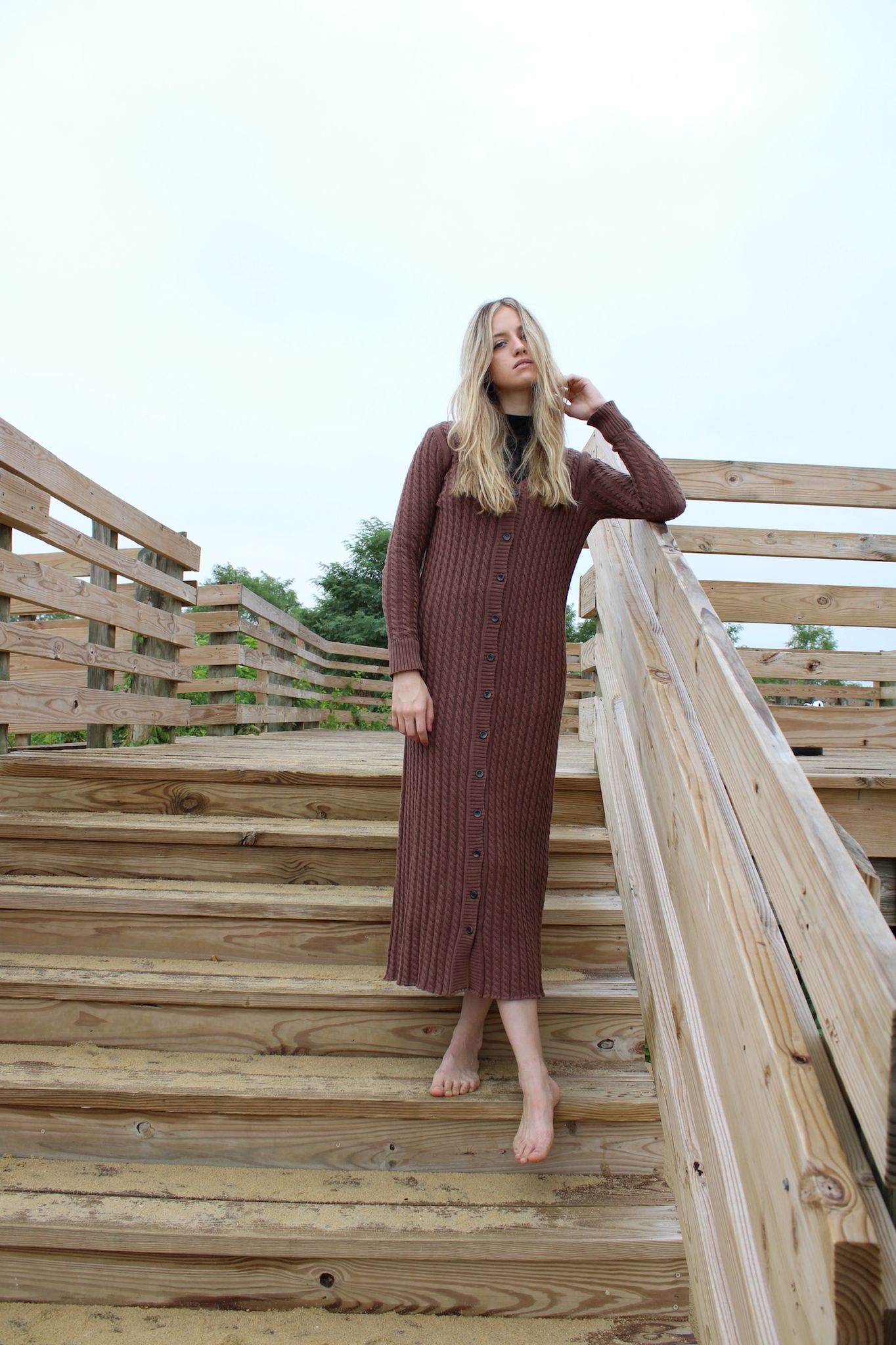KUO LONG CABLE CARDI