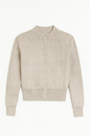 MAJORITY TEXTURED KNIT ZIP-UP JACKET