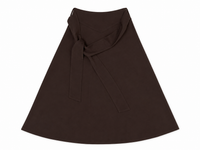 MCQUEEM V YOLK BELTED SKIRT