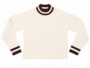 MCQUEEM FUZZY VARSITY SWEATER