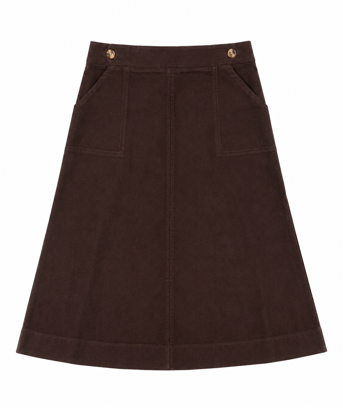 MCQUEEM CORDUROY SKIRT W POCKETS