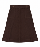 MCQUEEM CORDUROY SKIRT W POCKETS
