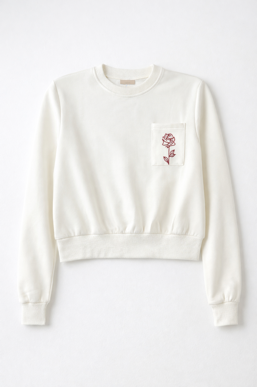 ERMANNA PRINTED SWEATSHIRT  W POCKET