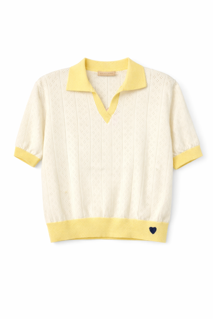ERMANNA COLLAR KNIT TOP