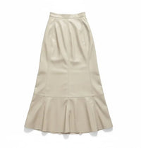 LUUM YORK LEATHER PANELED SKIRT