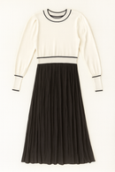 WRONG SIDE OF RIGHT KNIT TOP SLIP BOTTOM DRESS