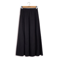 POINT LINEN GORED MAXI SKIRT