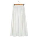 POINT LINEN GORED MAXI SKIRT