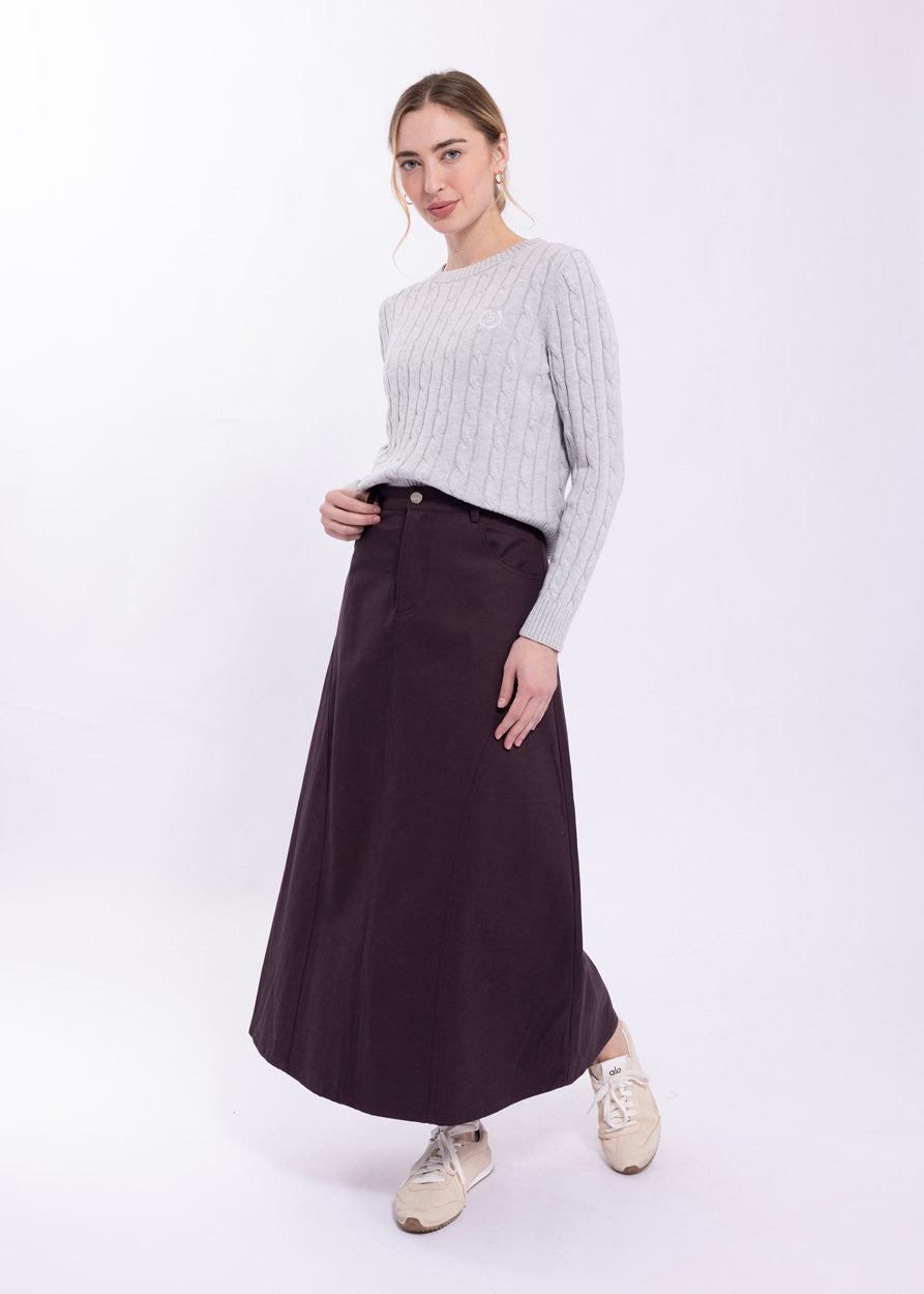 MONN PANELED SKIRT