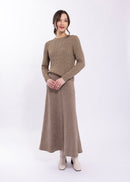 MONN BIAS CUT SKIRT