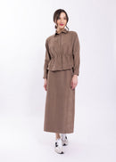 LATITUDE SUEDE BUNGEE WAIST TOP