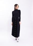 LATITUDE CORDUROY FRONT SNAP SKIRT
