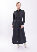 LATITUDE BUNGEE BELT SHIRTDRESS