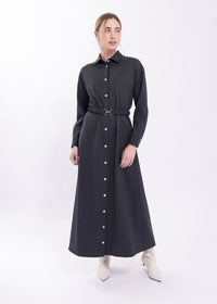 LATITUDE BUNGEE BELT SHIRTDRESS