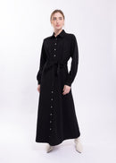 LATITUDE BELTED SHIRTDRESS