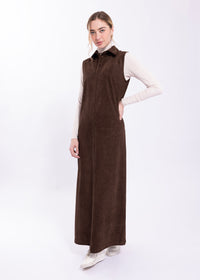 LATITUDE COLLARED SUEDE JUMPER