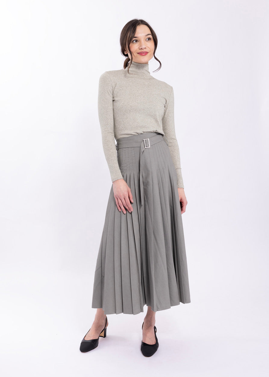 MONN BASIC KNIT JERSEY TURTLENECK