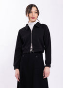 MONN POLO ZIP UP SWEATSHIRT