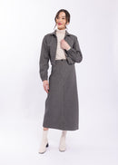 MAPLE & CLIFF MICRO HOUNDSTOOTH SKIRT