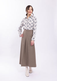 MONN INVERTED PLEAT SKIRT