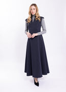 MAPLE & CLIFF TAILORED SLEEVELESS DRESS