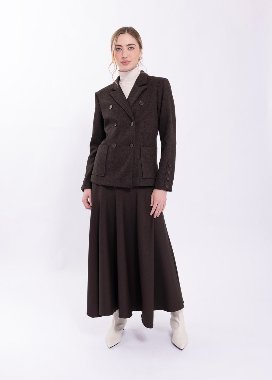 MAPLE & CLIFF ASYMMETRICAL SKIRT