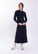 MAPLE & CLIFF HORSE BIT TRIM MIDI SKIRT