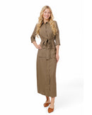 REVERIE & CO CARGO LINEN DRESS
