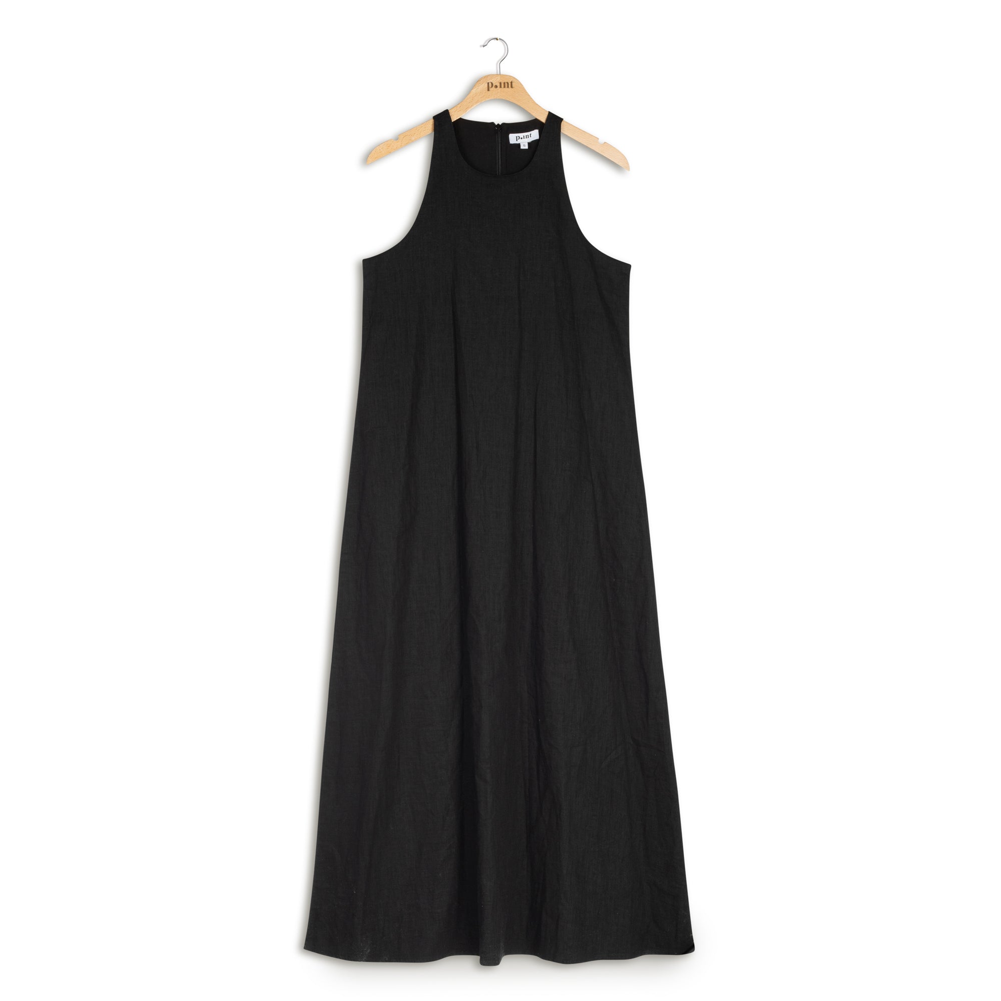POINT LINEN MAXI DRESS