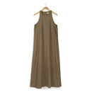 POINT LINEN MAXI DRESS