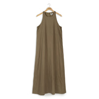 POINT LINEN MAXI DRESS