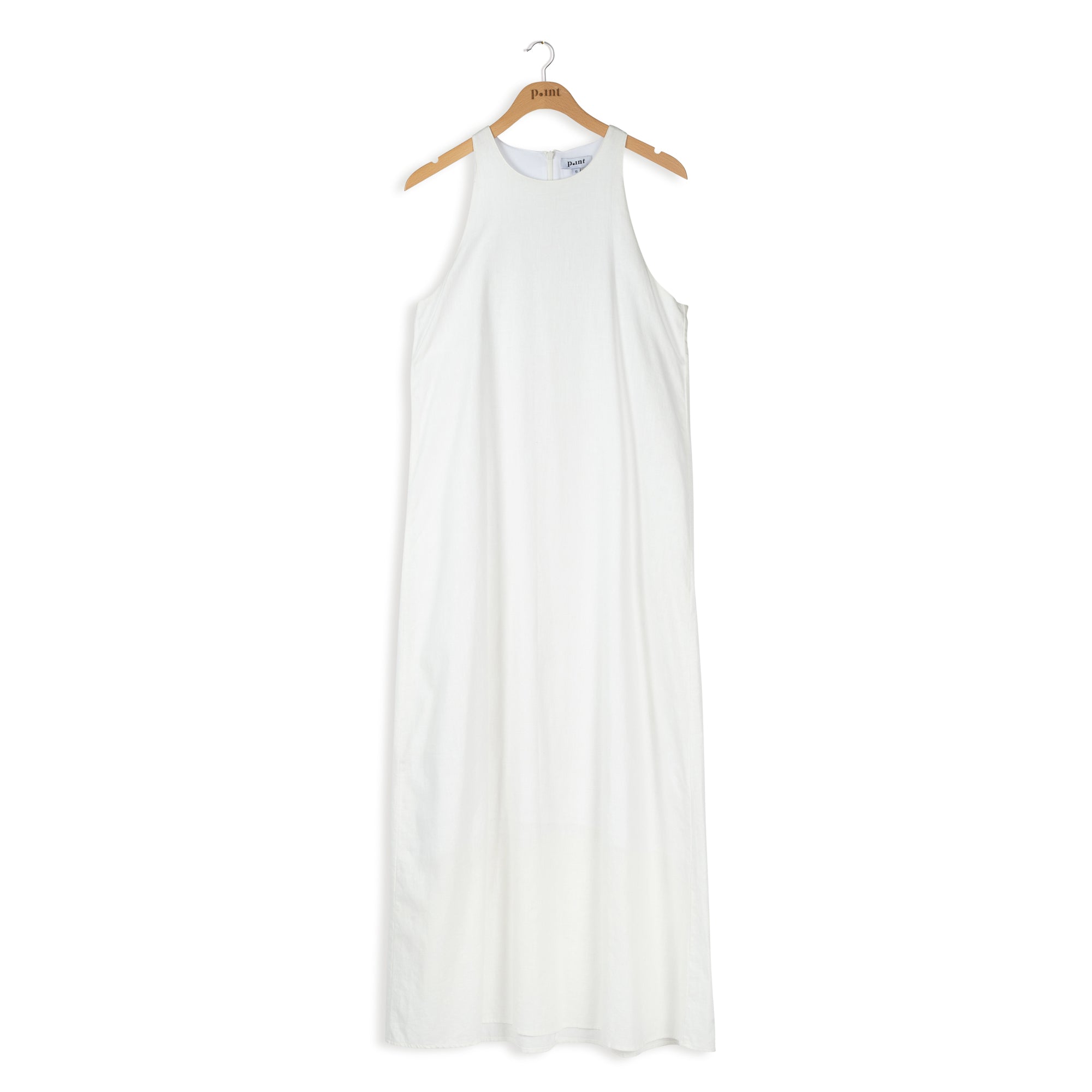 POINT LINEN MAXI DRESS