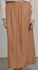POINT BRUSHED A-LINE SKIRT