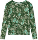 POINT PRINTED JERSEY CREW