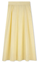 POINT POPLIN MAXI SKIRTY