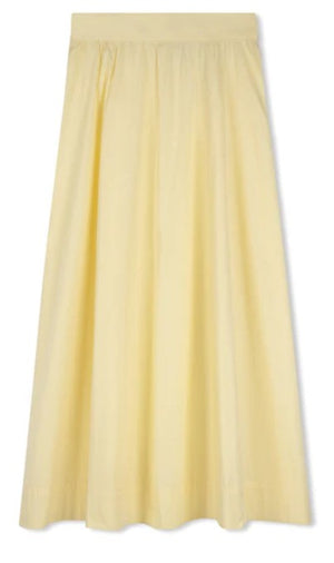 POINT POPLIN MAXI SKIRTY